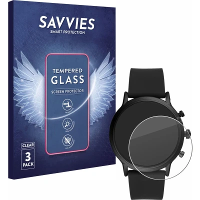 Afbeelding van Savvies Gehard glazen schermbeschermer, Smartwatch beschermfolie, Transparant