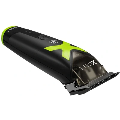 Afbeelding van GAMMA+ Xcell Clipper Professionele tondeuse voor heren met Vector IN2 motor, 180 minuten draadloze batterijduur, achterkant van aluminium, 2 kammen, USB type C kabel