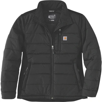 Afbeelding van Carhartt Fleecejack voor dames, casual pasvorm, zwart.