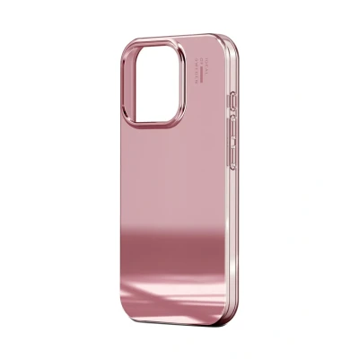 Afbeelding van iDeal Of Sweden Magsafe Designer Spiegel met harde beschermhoes Rose Pink (Apple iPhone 16 Pro), Smartphonehoes, Roze