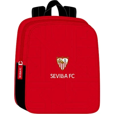 Afbeelding van Schoolrugzak Sevilla Fútbol Club Zwart Rood 22 x 27 10 cm