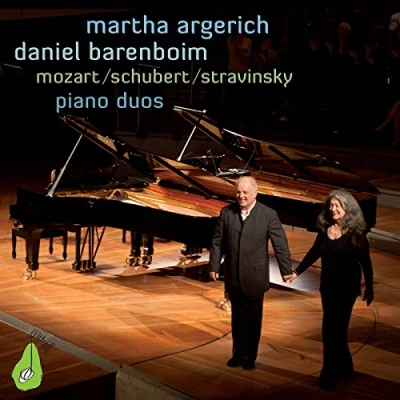 Afbeelding van Daniel Barenboim, Martha Argerich Mozart / Schubert Stravinsky: Piano Duos (CD)