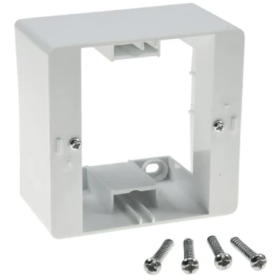 Afbeelding van ChiliTec Opbouwframe voor inbouwdozen opbouwbehuizing 80 x mm wit