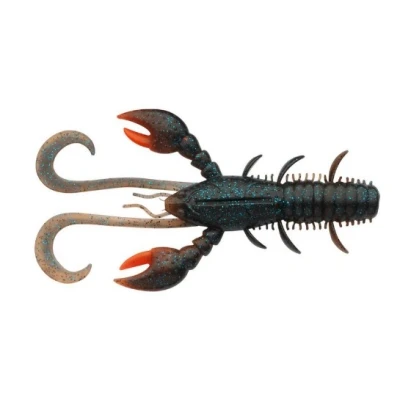 Afbeelding van Berkley Hollow Craw 7cm Dark Cray UV (8 stuks) Shad
