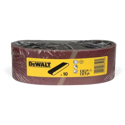 Image de DEWALT DT3301 QZ Bande abrasive 75 x 533 mm (DW432/DW433) K40 (10 pcs)