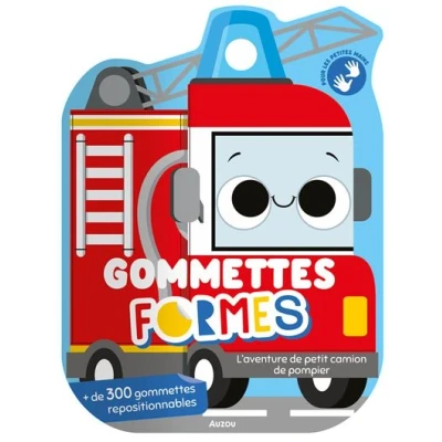 Image de Gommettes formes l&#039;aventure de petit camion pompier