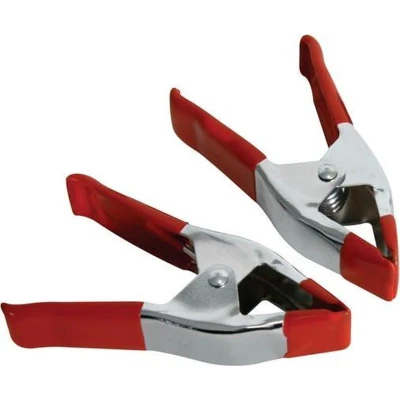 Afbeelding van Veerklem Toolland 2.5 cm 2 stuks (Metaal)