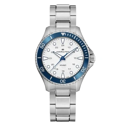 Afbeelding van Hamilton Khaki Navy Scuba H82231150 Horloge Staal Zilverkleurig Ø 37 mm