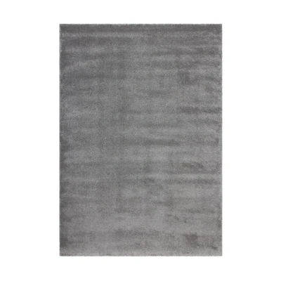 Afbeelding van Velvet Softtouch Effen Luxe Vloerkleed Laagpolig Zilver Lichtgrijs 200x290 cm