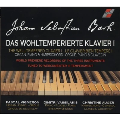 Afbeelding van Vigneron/Vassilakis/Auger Das Wohlremperierte Klavier Volume 1