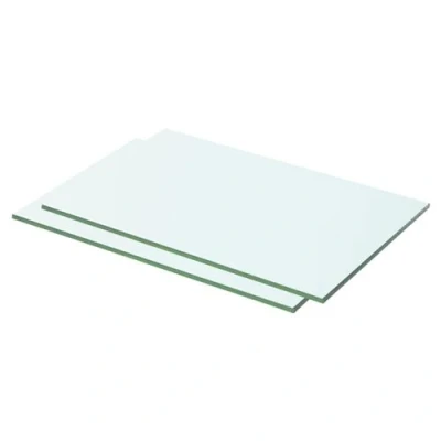 Afbeelding van Schappen 2 st 50x25 cm glas transparant