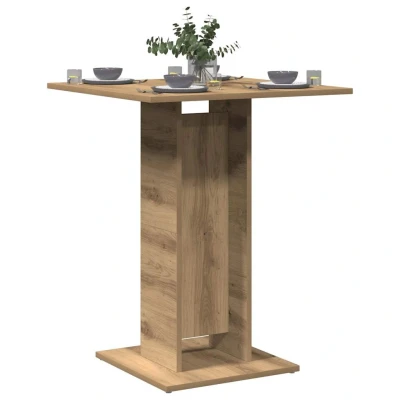 Afbeelding van vidaXL Bistrotafel 60x60x75 cm spaanplaat artisanaal eikenkleurig
