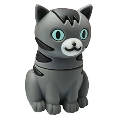 Afbeelding van Ulticool USB stick Kat Poes 8 GB Dieren Grijs