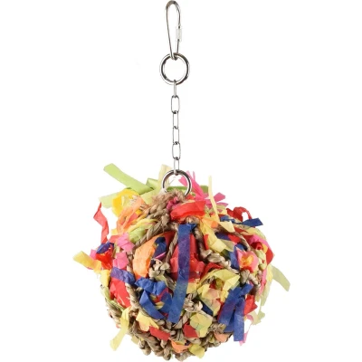 Afbeelding van Flamingo Knaagdierspeelgoed Bal Papier Speelgoed 10x10x22 cm Multi Color