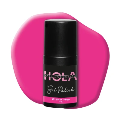 Afbeelding van Gelpolish #022 Pink Things 10ml roze Gelnagellak Hola