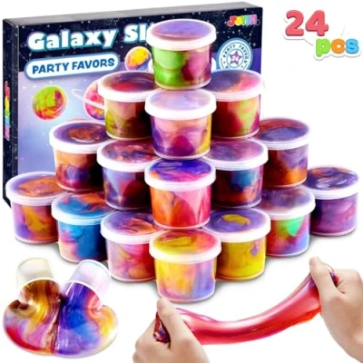 Afbeelding van 24 x Galaxy Slime bekers