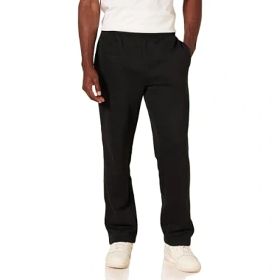 Image de Amazon Essentials Pantalon de survêtement en polaire pour homme (disponible grande taille large), noir, TTTTG
