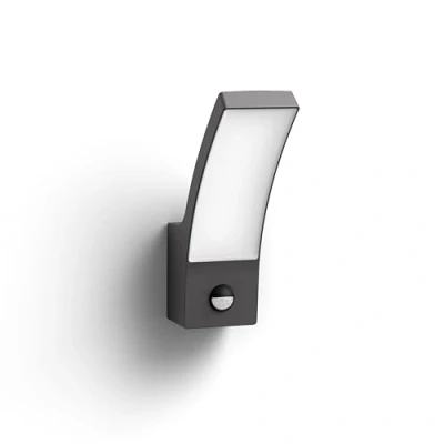 Afbeelding van Philips Splay 8720169263819 LED buitenlamp met bewegingsmelder (wand) 3.8 W Antraciet