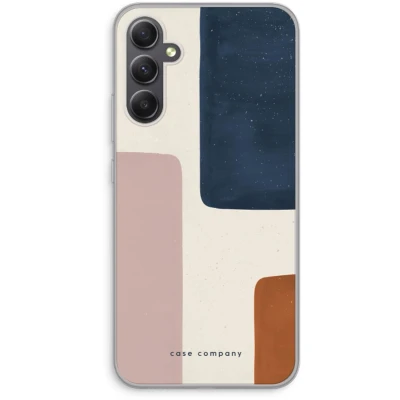 Afbeelding van Case Company® hoesje geschikt voor Samsung Galaxy A34 Geo #5 Soft Cover Telefoonhoesje Bescherming aan alle Kanten en Schermrand