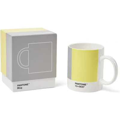 Afbeelding van Copenhagen Design Koffiebeker 375 ml Illuminating 13 0647 &amp; Ultimategray 17 5104