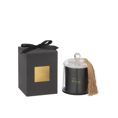 Afbeelding van J Line geurkaars stolp reves noir small 30U