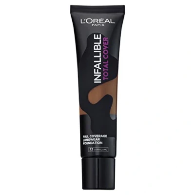 Afbeelding van L&#039;Oréal Infallible Total Cover Foundation 33 Cappuccino