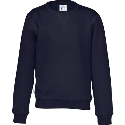 Afbeelding van Cottover SWEATER CREW NECK KID GOTS GECERTIFICEERD 141015 Marine