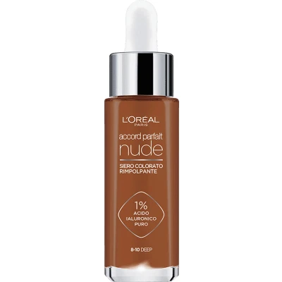 Afbeelding van L&#039;Oréal Accord Parfait Nude Tinted \Serum Foundation 8 10 Deep