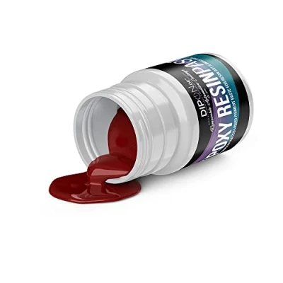 Afbeelding van DIPON.DE HIGH PERFORMANCE LIQUIDS &amp; PIGMENTS Epoxyhars pigment rode lippenstift ca. RAL 3001 sterk gepigmenteerde professionele kleurpasta voor epoxyhars, polyurethaanhars, hars