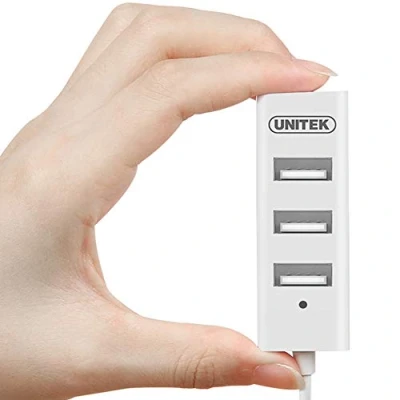 Afbeelding van UNITEK Y 2146 interfacehub USB 2.0 480 Mbit/s Wit