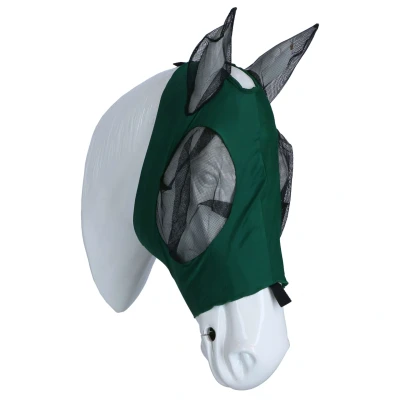 Afbeelding van Weatherbeeta Vliegenmasker Deluxe Stretch Bug met Oren Hunter/Zwart Cob