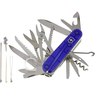 Afbeelding van Victorinox SwissChamp 1.6795.T2 Zwitsers zakmes Aantal functies 33 Blauw (transparant)