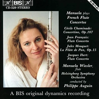 Afbeelding van Manuela Wiesler, Helsingborg Symphony Orchestra, Philippe Auguin Wiesler Plays French Flute Concertos (CD)