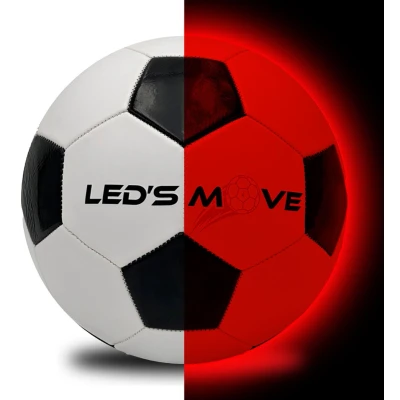 Afbeelding van LedsMove Lichtgevende voetbal Bal met Licht LED Glow in the Dark Lichtgevend Speelgoed Maat 5 Model LS2 Traditional