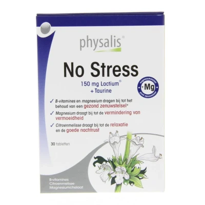 Afbeelding van 15% korting Physalis No Stress (30 Tabletten)