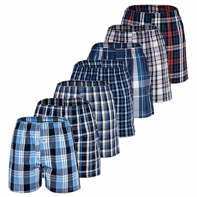 Afbeelding van YOURBASICS Set van 7 boxershorts voor kinderen met Amerikaans motief, Mix3