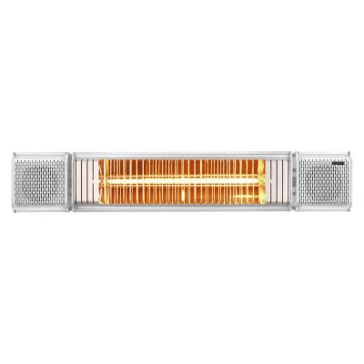 Afbeelding van Eurom Heat And Beat Wit Elektrische Terrasverwarmer