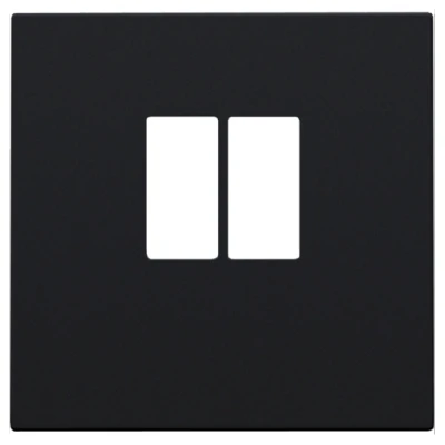 Afbeelding van Afwerkingsset voor enkelvoudige luidsprekeraansluiting, black coated