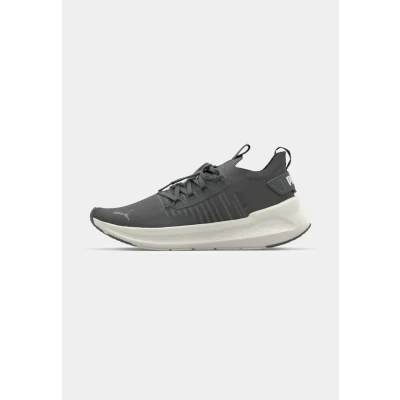 Afbeelding van Puma Softride Symmetry Fuzion Hardloopschoenen voor op de weg, Maat: 38, Black/dusky gray/vapor gray Schoenen