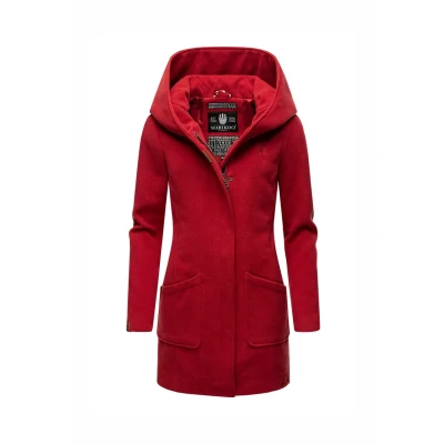 Afbeelding van Marikoo Maikoo Halflange jas, Dames, Maat: Small, Dark red
