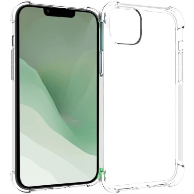Afbeelding van iMoshion Hoesje Geschikt voor iPhone 14 Plus Siliconen Shockproof Case Transparant