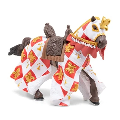 Afbeelding van Papo Wit Paard Leliebloem De Middeleeuwse Wereld Figuur, 39789