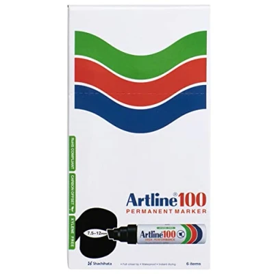 Afbeelding van Artline Ek100 Enorme permanente marker, 7,5 mm 12 mm, rood