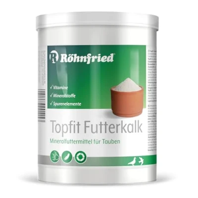Afbeelding van Röhnfried TOPFIT speciale voedingskalk Mix van vitaminen, mineralen en sporenelementen voor duiven (1000 g)