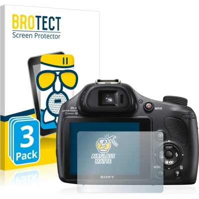 Afbeelding van BROTECT Screenprotector voor Sony Cyber Shot DSC HX400V Folie Beschermfolie Beschermglas matte (3 Stuks)