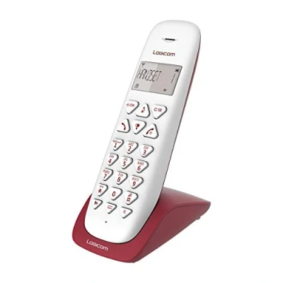 Afbeelding van Logicom VEGA 150 Snoerloze telefoon met nummerherkenning DECT framboos