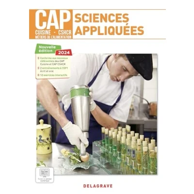 Afbeelding van SCIENCES APPLIQUEES 1E ET 2E ANNEES CAP CUISINE CSHCR MET