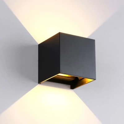 Afbeelding van LED Wandlamp 7W Verstelbaar Warm Wit, Zwart