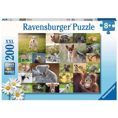 Afbeelding van Ravensburger Puzzel Schattige Babydieren, 200st. XXL