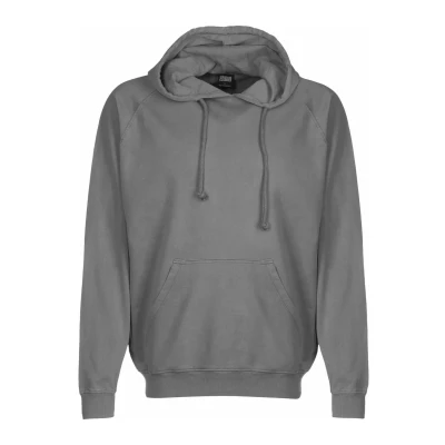 Afbeelding van Urban Classics Overdyed Hoody Hoodie, Heren, Maat: Small, Asphalt